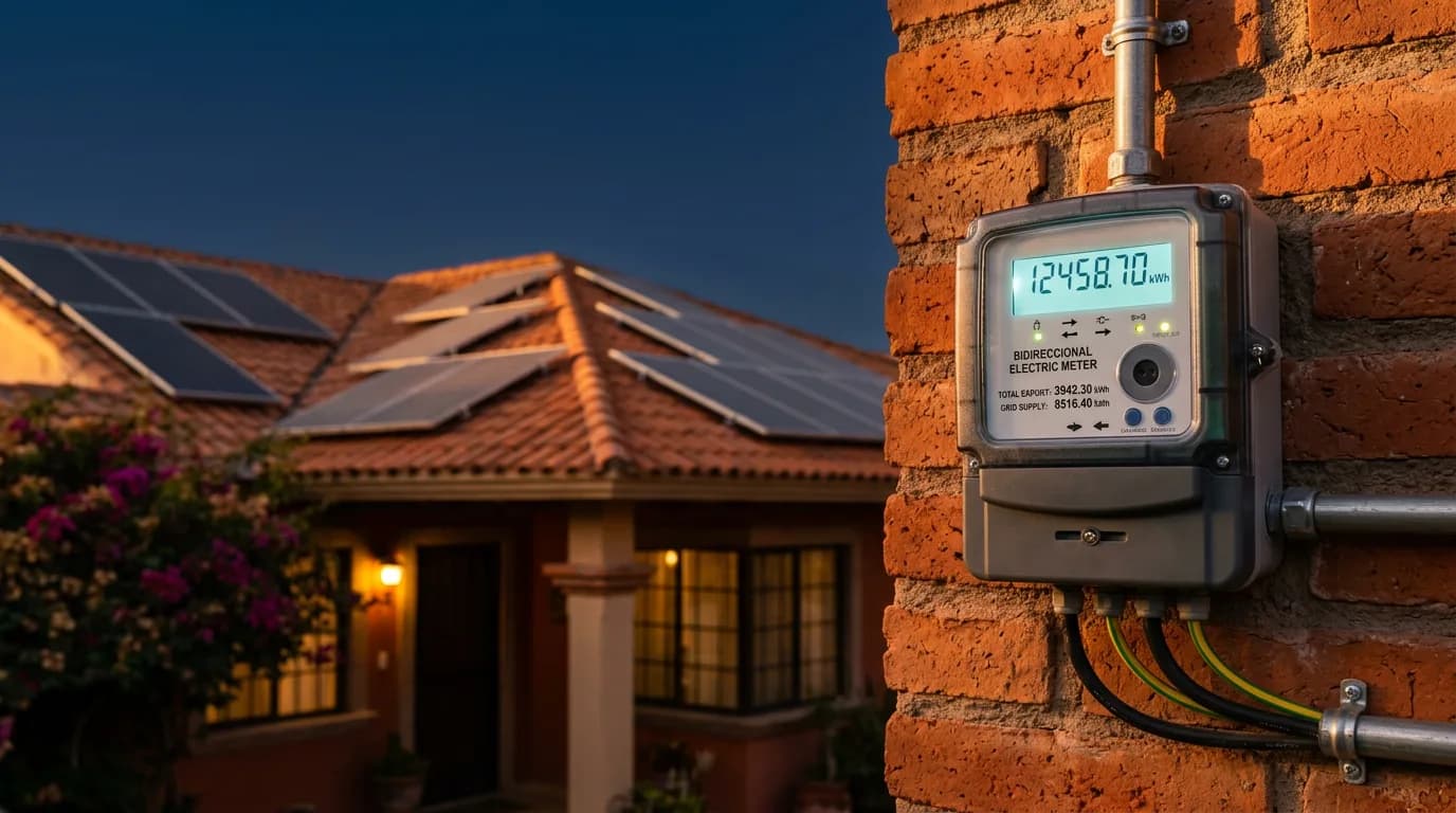 Net metering en México: cómo te abona CFE la energía que no usas