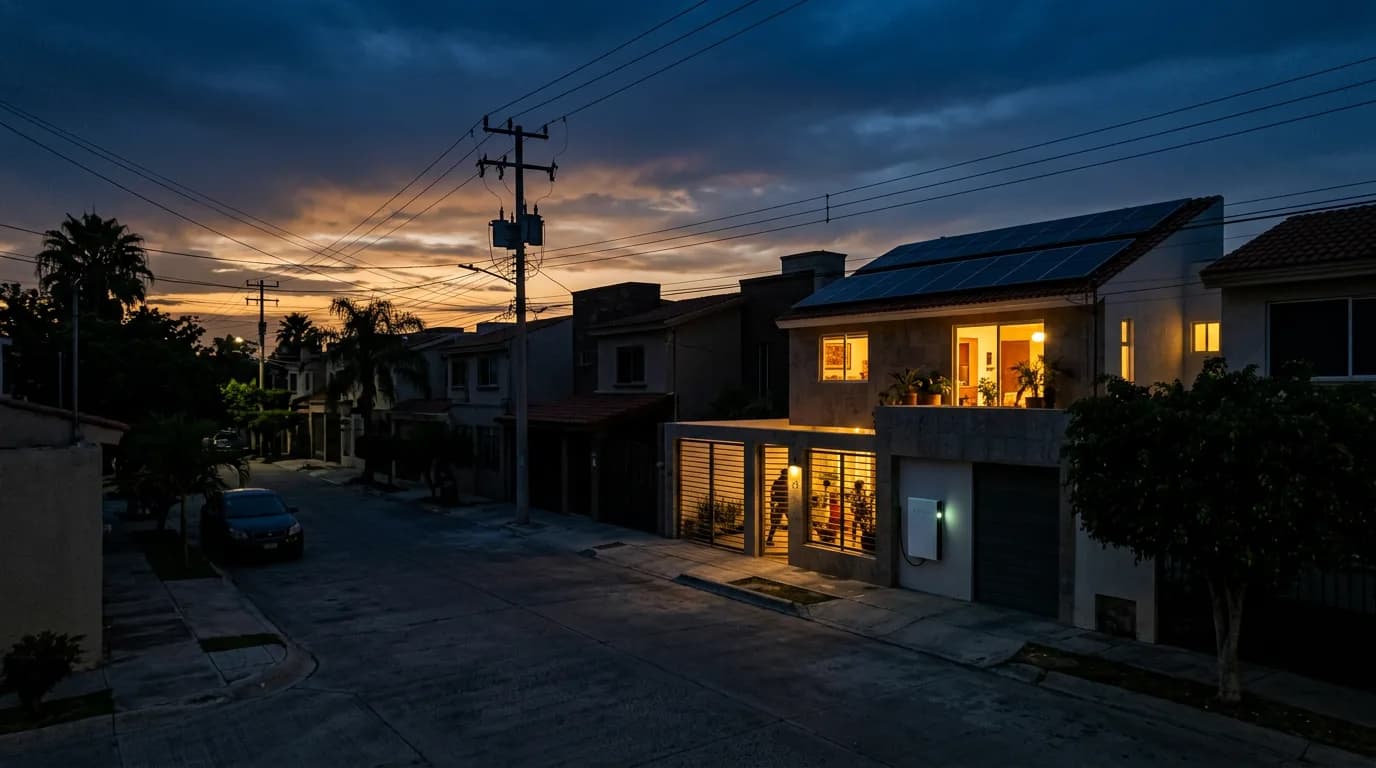 ¿Qué pasa con tus paneles cuando se va la luz?