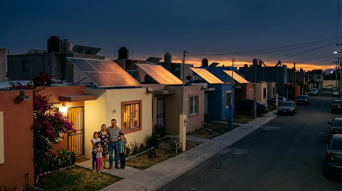 ¿Cuánto cuesta poner paneles solares en una casa Infonavit?